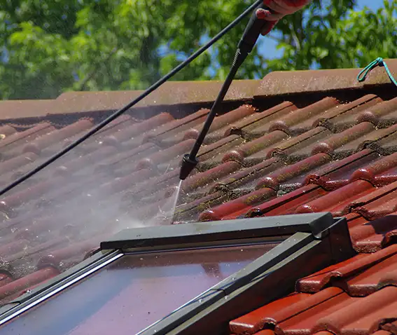 Nettoyage démoussage toiture Nyon