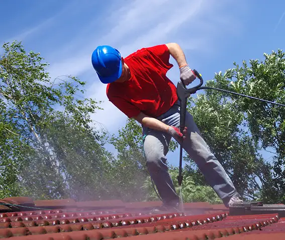 Nettoyage démoussage toiture Onex